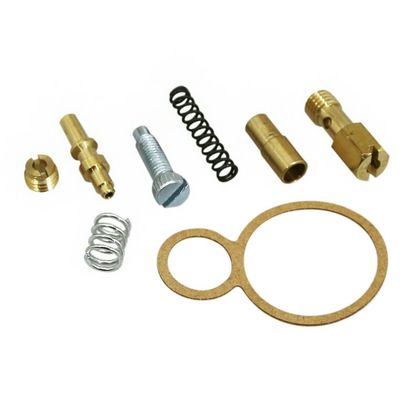 Kit réparation de carburateur P2R NECESSAIRE-KIT REPARATION CARBURATEUR CYCLO POUR MBK 88 (AV7 GURTNER) (8 PIECES) -P2R-