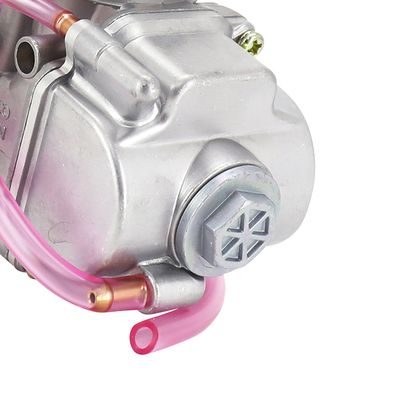 Carburateur P2R CARBURATEUR TYPE PWK 28 SILVER A BOISSEAU PLAT AVEC POWER JET + STARTER TIRETTE -P2R- Universel