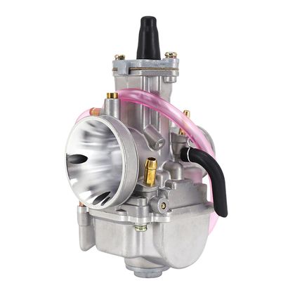 Carburateur P2R CARBURATEUR TYPE PWK 28 SILVER A BOISSEAU PLAT AVEC POWER JET + STARTER TIRETTE -P2R- Universel