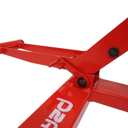 Lève moto P2R LEVE - PONT CROSS STAND A PEDALE HYDRAULIQUE REGLAGE 4 NIVEAUX HAUTEUR 75 - 135 250 - 460 mm Universel
