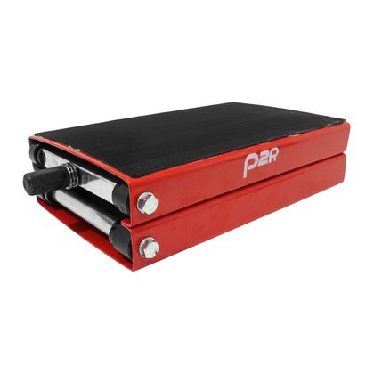 Lève moto P2R LEVE - PONT MECANIQUE A VIS ACIER ROUGE HAUTEUR min 100mm - max 380mm Universel