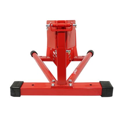 Bloque roue P2R BLOQUE - CALE ETAU ROUE AVANT AUTO - BLOQUANT REGLABLE COMPATIBLE 16 à 21 ACIER ROUGE Universel