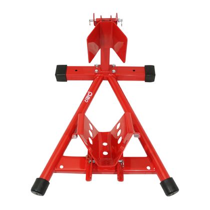 Bloque roue P2R BLOQUE - CALE ETAU ROUE AVANT AUTO - BLOQUANT REGLABLE COMPATIBLE 16 à 21 ACIER ROUGE Universel