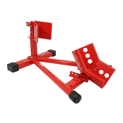 Bloque roue P2R BLOQUE - CALE ETAU ROUE AVANT AUTO - BLOQUANT REGLABLE COMPATIBLE 16 à 21 ACIER ROUGE Universel