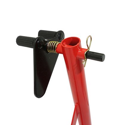 P2R LIFT - UNIVERSAL FRONT STAND RED STEEL RUBBER WHEEL SUPPORT Universal Stand