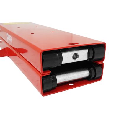 Lève moto P2R LEVE - PONT MECANIQUE A VIS SUPPORTS ACIER ROUGE HAUTEUR min 90mm - max 405mm Universel