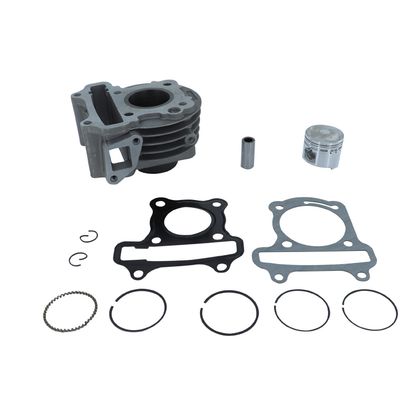 Kit cylindre-piston P2R CYLINDRE SCOOT ADAPTABLE PEUGEOT 50 KISBEE 4T 2010+ - SYM 50 FIDDLE 2 4T (DIAM 39 mm - AXE DE PISTON 13 mm) -P2R-