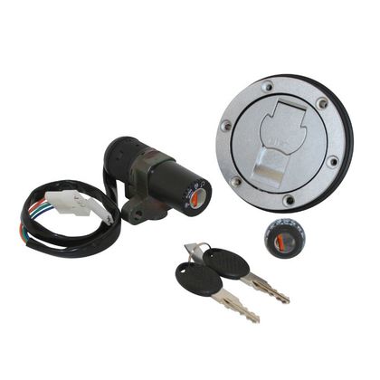 Neiman P2R CONTACTEUR A CLE 50 A BOITE ADAPTABLE APRILIA 50 RS 2006+-DERBI 50 GPR 2004+ (AVEC SERRURE DE SELLE + BOUCHON ESSENCE) -P2R-
