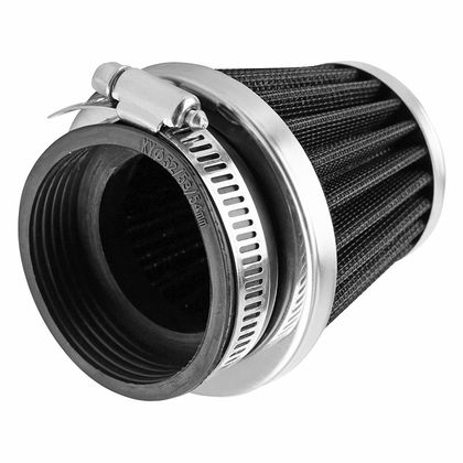 Filtre à air P2R FILTRE A AIR TYPE KN CHROME FIXATION DROITE DIAM 52 mm -P2R- Universel