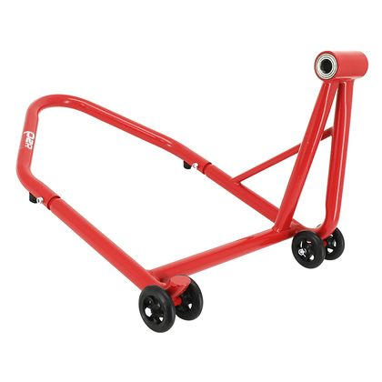 Béquille P2R LEVE - BEQUILLE STAND ARRIERE MONOBRAS ACIER ROUGE PRISE A GAUCHE Universel Ref : P2R05078A / 209977 