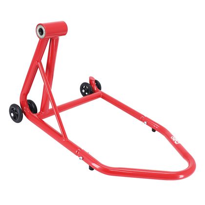 Béquille P2R LEVE - BEQUILLE STAND ARRIERE MONOBRAS ACIER ROUGE PRISE A GAUCHE Universel