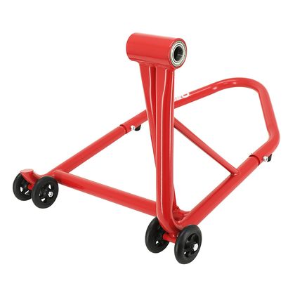 Béquille P2R LEVE - BEQUILLE STAND ARRIERE MONOBRAS ACIER ROUGE PRISE A GAUCHE Universel