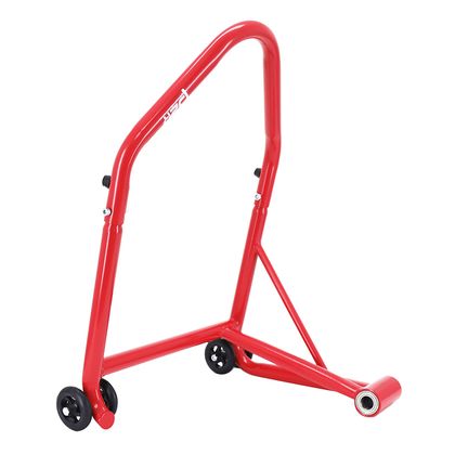 Béquille P2R LEVE - BEQUILLE STAND ARRIERE MONOBRAS ACIER ROUGE PRISE A GAUCHE Universel