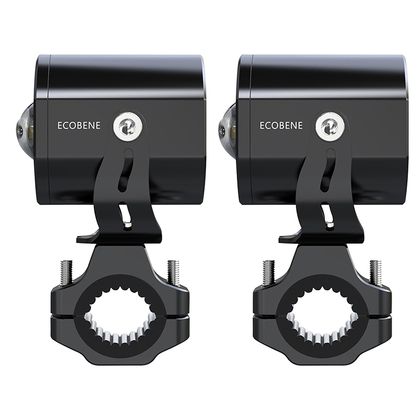 P2R UNIVERSELE ECOBENE KD168 LED VERSTELBARE EXTRA VERLICHTING 12V 50W ALU CNC DRAADLOZE AFSTANDSBEDIENING INCLUSIEF PAAR koplampen Universeel