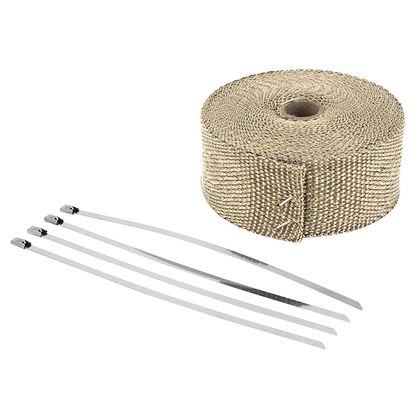 Bande thermique P2R BANDE THERMIQUE ISOLANTE BEIGE LONGUEUR 10 M LARGEUR 50 mm LIVREE 4 ATTACHES Universel Ref : P2R05198A / 214527 