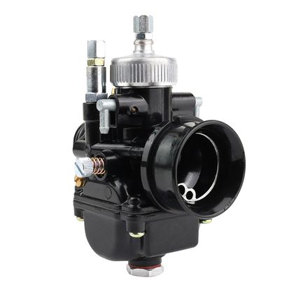 P2R CARBURETTOR 50 WITH BOX P2R TYPE PHBG RACING BLACK FLEXIBLE MOUNTING DIAM 17 mm WITH DEPRESSION + LUBRICATION + ALUMINIUM BOWL + Universal Carburettor Ref : P2R05337A / 22690 