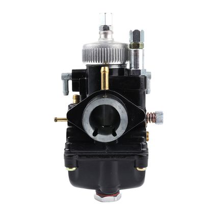 P2R CARBURETTOR 50 WITH BOX P2R TYPE PHBG RACING BLACK FLEXIBLE MOUNTING DIAM 17 mm WITH DEPRESSION + LUBRICATION + ALUMINIUM BOWL + Universal Carburettor