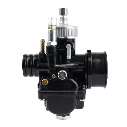 P2R CARBURETTOR 50 WITH BOX P2R TYPE PHBG RACING BLACK FLEXIBLE MOUNTING DIAM 17 mm WITH DEPRESSION + LUBRICATION + ALUMINIUM BOWL + Universal Carburettor