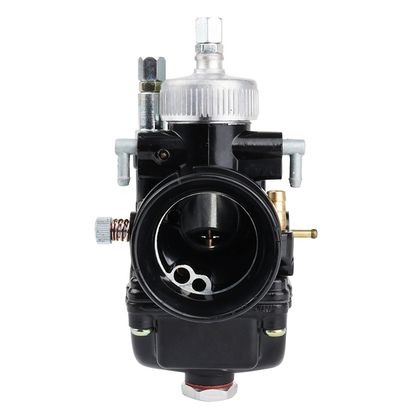 P2R CARBURETTOR 50 WITH BOX P2R TYPE PHBG RACING BLACK FLEXIBLE MOUNTING DIAM 17 mm WITH DEPRESSION + LUBRICATION + ALUMINIUM BOWL + Universal Carburettor