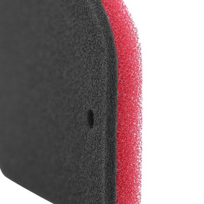 Filtre à air P2R MOUSSE FILTRE A AIR SCOOT ADAPTABLE PEUGEOT 50 TKR, TREKKER, SPEEDFIGHT, VIVACITY, ELYSEO, ELYSTAR, LOOXOR, BUXY (ROUGE) DOUBLE 