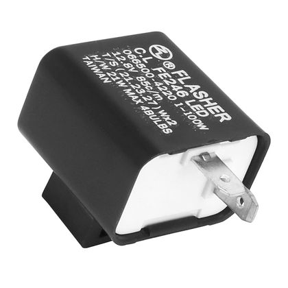 P2R CENTRALE UNIVERSELLE 12V 1 A 100W 2 FICHES - BORNES CLIGNOTANTS LEDS Universal Indicator control unit Ref : P2R05698A / 30506 