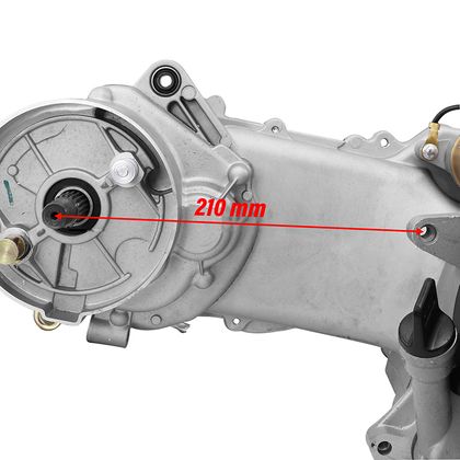 Moteur adaptable P2R SCOOT 50 4T GY6,139QMB 10 POUCES