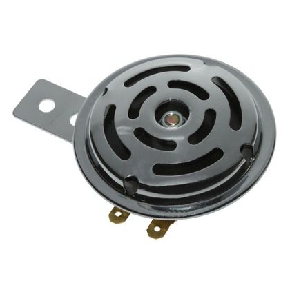 P2R AVERTISSEUR - KLAXON AC 6V DIAM 70mm ACIER CHROME 100DB Universal Horn