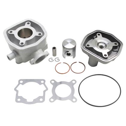 Kit cylindre-piston P2R HAUT MOTEUR 50 A BOITE ADAPTABLE DERBI 50 SENDA 1996+2005, GPR-GILERA 50 SMT 2000+2005, RCR (MOTEUR DERBI EURO 2) -ALU NIKASIL P