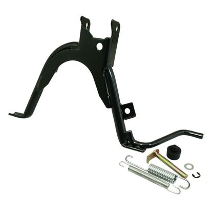 P2R CENTRALE SCOOTERSTEUN AANPASSING MBK 50 OVETTO 2T, MACH G-YAMAHA 50 NEOS 2T, JOG R ZWART -P2R- Zijstandaard