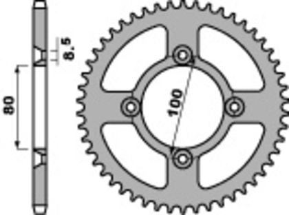 PBR Staal standaard 238 - 420 Kroon