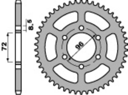 PBR standard steel 813 - 520 13 teeth Gearbox output pinion
