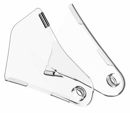 Ouie de radiateur Polisport Protection plaques latérales transparent