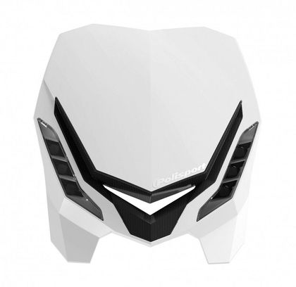 Polisport E-Blaze White Headlight plate