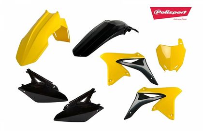 Kit plastiques Polisport jaune/noir