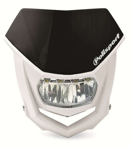 Polisport Lampenmaske Halo LED Schwarz/Weiß Scheinwerfer Ref : PLS00480A / 1086668002 