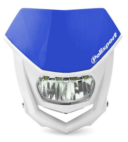 Polisport Lampenmaske Halo LED Blau/Weiß Scheinwerfer Ref : PLS00481A / 1086668005 