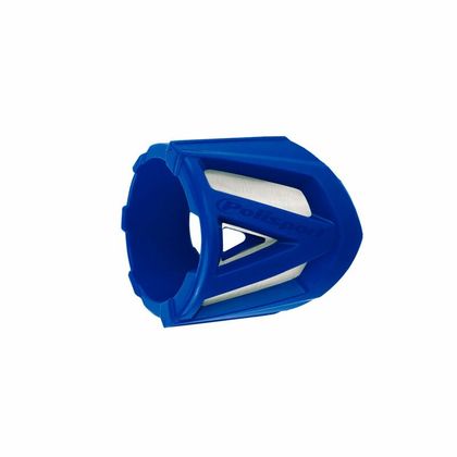 Polisport Schalldämpferschutz lang blau Auspuffschutz Universell