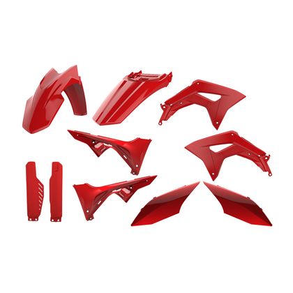 Kit plastiques Polisport rouge
