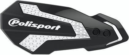 Polisport MX Flow Handguards Black / White Handbeschermers
