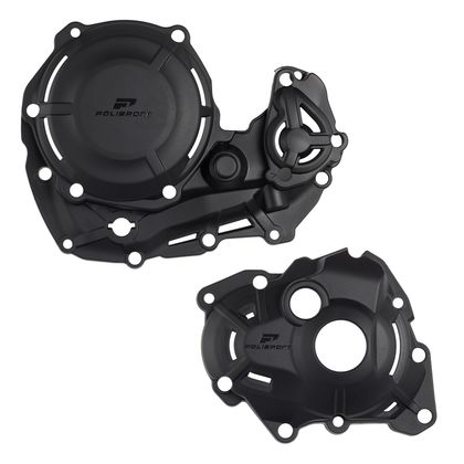 Protection Moteur Polisport Kit de protections de carters d'embrayage et d'allumage Extreme Ref : PLS00739A / 1127719 YAMAHA 450 YZ 450 F - 2023 - 2025