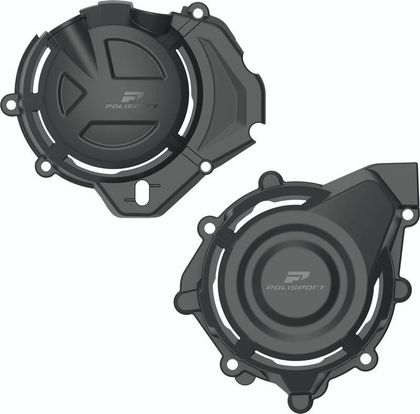 Polisport Engine Covers Protection Kit Motor protection Ref : PLS00764A / 1147111001 CF MOTO 450 450MT - 2024 - 2025