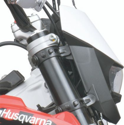 Polisport Halo hvid sort Universel Forlygter