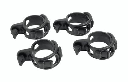 Polisport Halo hvid sort Universel Forlygter