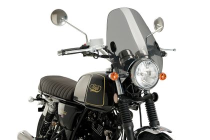 Puig Custom II Rauch klar Windschutz Universell