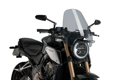 Puig Custom II Rauch klar Windschutz Universell