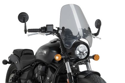 Puig Custom II Rauch klar Windschutz Universell