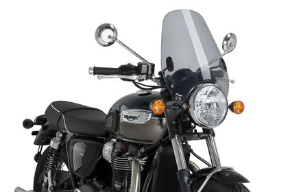 Puig Custom II Rauch klar Windschutz Universell