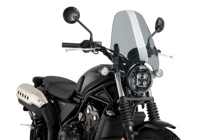 Puig Custom II Rauch klar Windschutz Universell