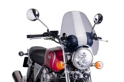 Puig Custom II Rauch klar Windschutz Universell