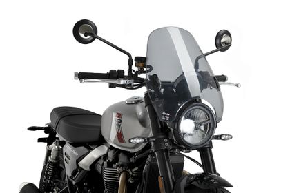 Puig Custom II Rauch klar Windschutz Universell